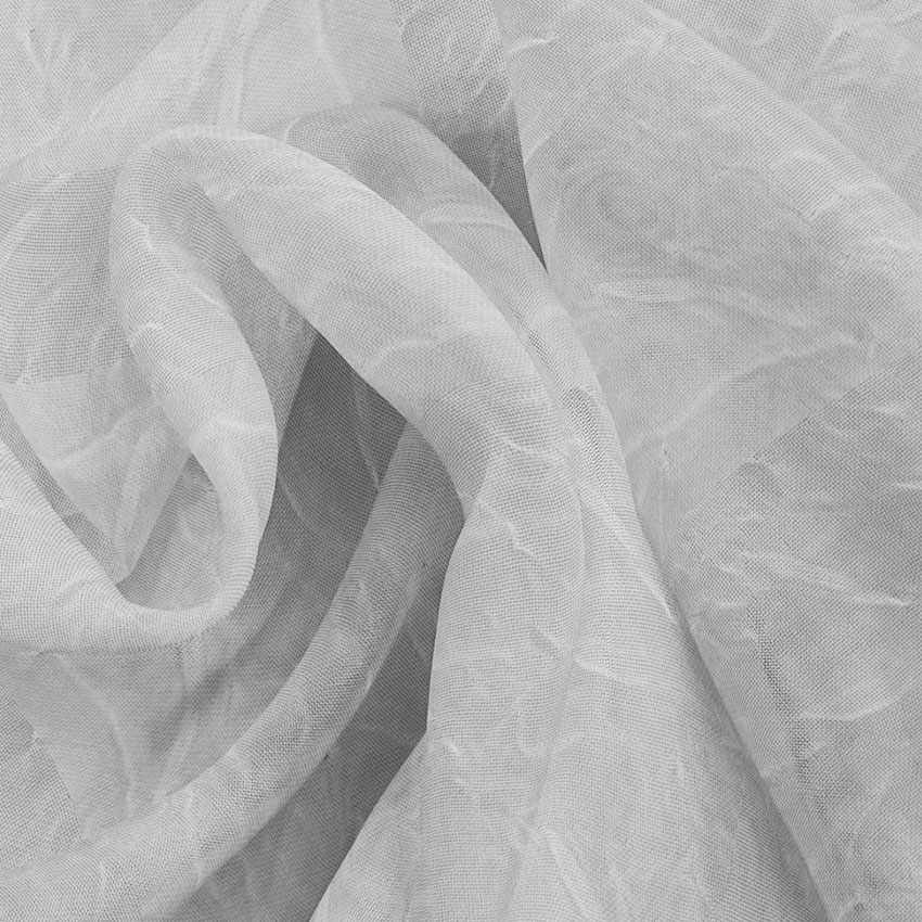 Crushed voile White